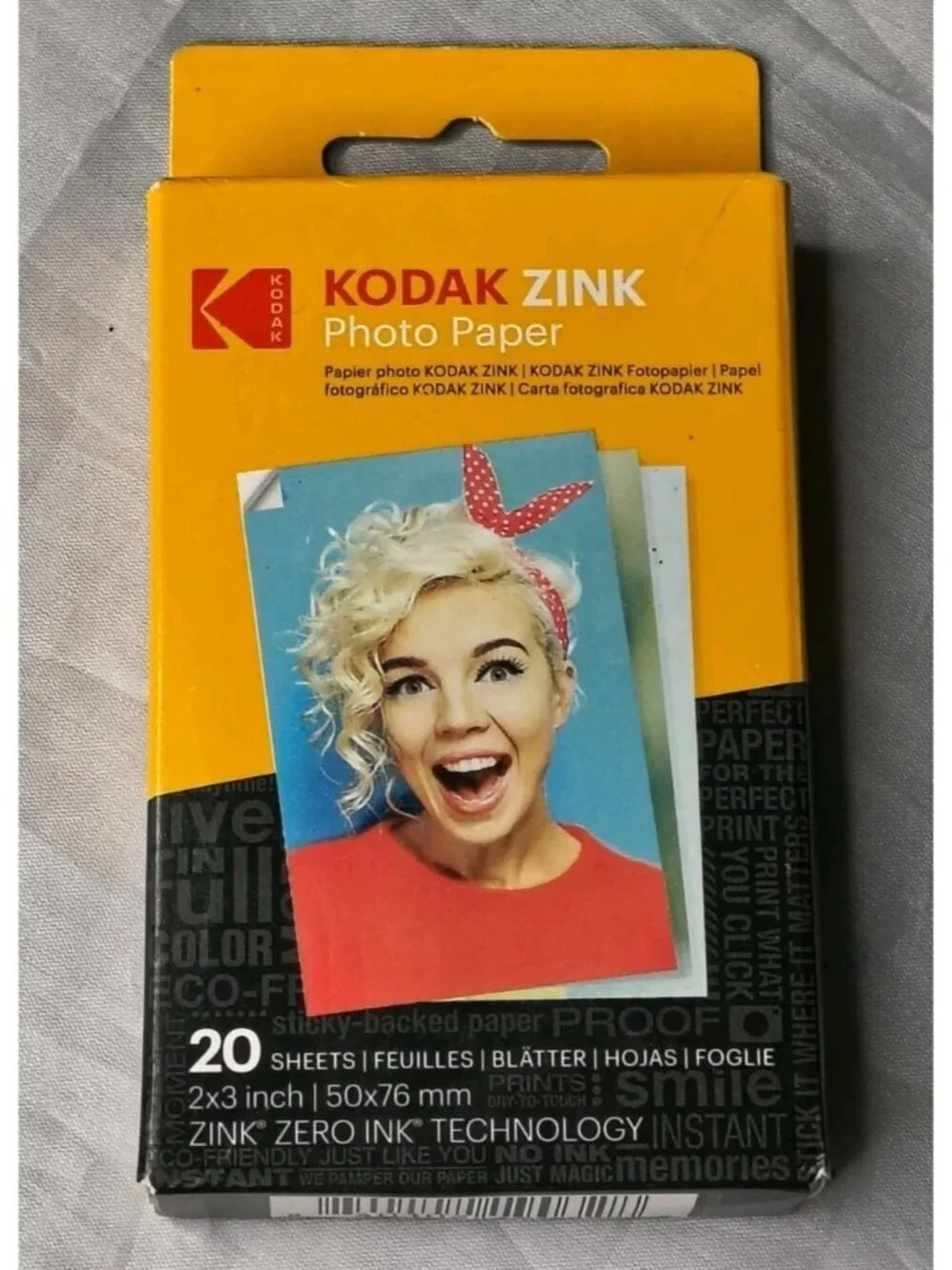 Kodak Premium Zink Photo Paper 2 x 3